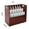 Adiroffice Mahogany, MDF Wood, 30 in W, 28.5 in L, 15.75 in D ADI625-MA-MK - alternate 4